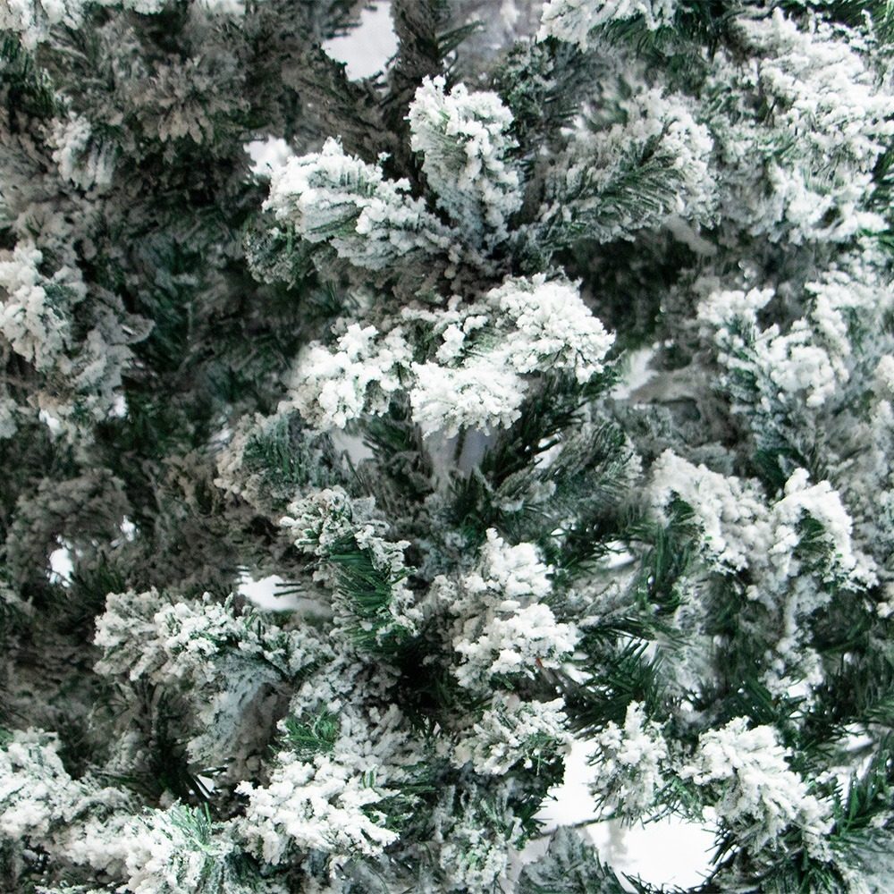 Arbol Navidad Artificial Nevado 2.20m Frondoso Jardimex Pino