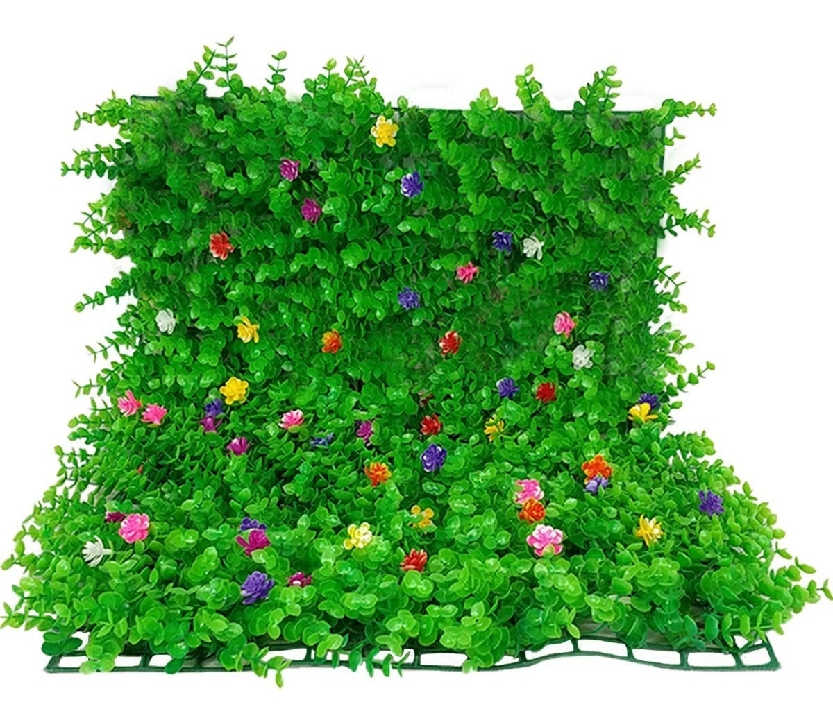Follaje Pared Muro Verde Flores Decorativo